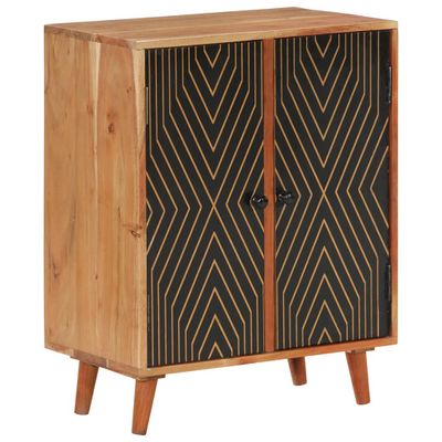 vidaXL Komoda 60x35x74 cm masívne akáciové drevo