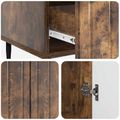 vidaXL Servírovacia skriňa Dymový dub 66 x 34,5 x 97 cm