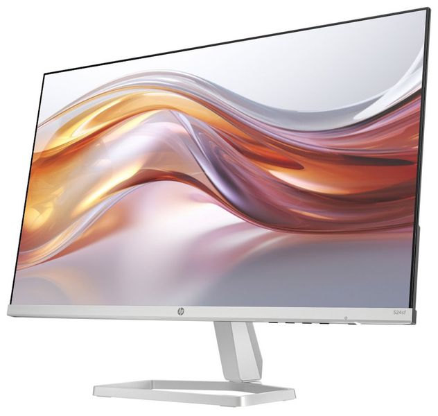 HP/524sf/23,8"/IPS/FHD/100Hz/5ms/Blck-Slvr/2R LED monitor, 23,8", IPS, 1920×1080, 16:9, 100Hz, 5ms, 300cd/m2, 1500:1, HDMI, VGA, cerno-stríbrný, en. tr. E