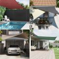 vidaXL Tieniaca plachta, oxford, štvorcová 2,5x2,5 m, béžová