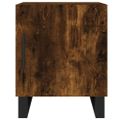 vidaXL Nočné stolíky 2 ks dymový dub 40x40x50 cm kompozitné drevo