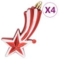 vidaXL 108-dielna sada vianočných ozdôb červená/biela
