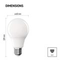 LED žiarovka EMOS ZQ5E53 Classic A60 9,5 W E27 neutrálna biela