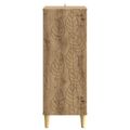 vidaXL Servírovacia skriňa Dub artisan 33 x 34,5 x 90 cm