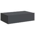 vidaXL TV skrinka s LED svietidlami šedá 60x35x15,5 cm