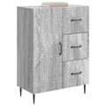 vidaXL Servírovacia skriňa so zásuvkou Sivá sonoma 66 x 34,5 x 89,5 cm
