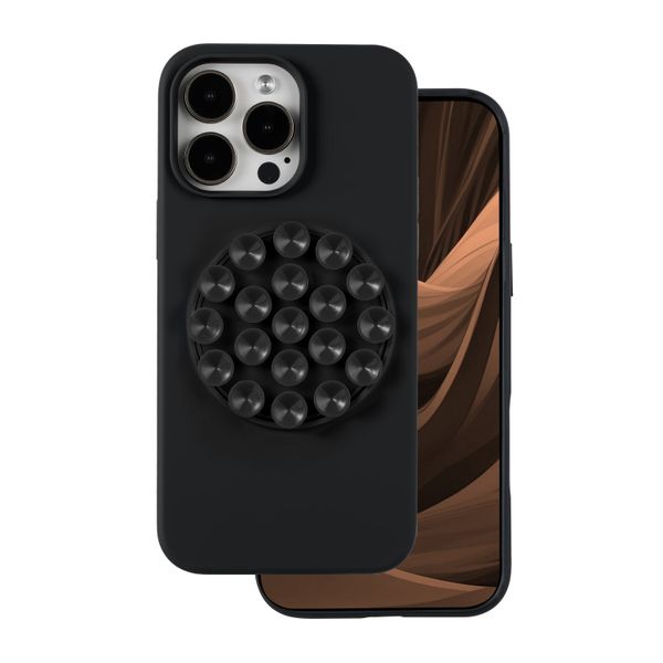 Silicónové puzdro Stick pre iPhone 16 Pro Max 6,9" čierna