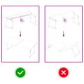 vidaXL Stolová doska bledohnedá 120x50x(2-6) cm ošetrený masívny dub