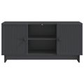 vidaXL TV skrinka 102 x 34,5 x 50 cm Čierna Kompozitné drevo