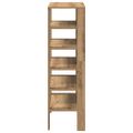 vidaXL Regál na topánky dub artisan 61x32x105 cm kompozitné drevo