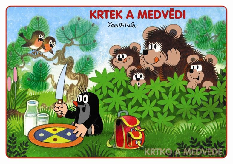 Omalovánka A5 Krtko a medvede