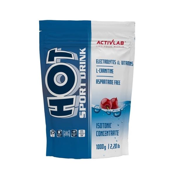 Hot Sport Drink - Activlab, čerešňa, 1000 g
