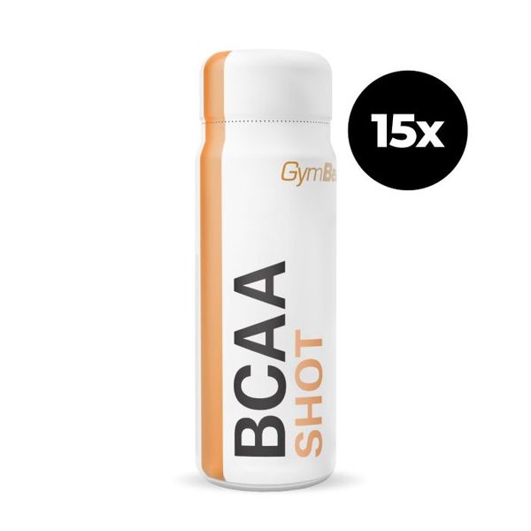 BCAA shot - GymBeam, marhuľa, 15 x 90 ml