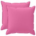 vidaXL Poťah na podložku 2 ks HOUTEN Ružová 65 x 65 cm Polyester