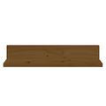 vidaXL Nástenné skrinky 2 ks medové 50x11x9 cm masívna borovica