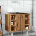 vidaXL Kúpeľňová skrinka Dub Artisan 60x32x53,5 cm Drevo