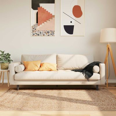 vidaXL Behúň MARSA Žltá 120 x 170 cm Polyester a PVC
