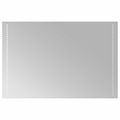 vidaXL Zrkadlo do kúpeľne s LED Priehľadná 90 x 60 cm tvrdené sklo