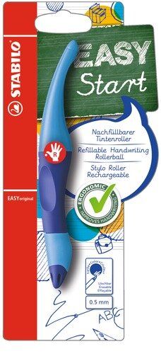 Ergonomické pero guľôčkové Modré pre pravákov