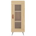 vidaXL Vysoká skrinka dub sonoma 34,5x34x180 cm spracované drevo