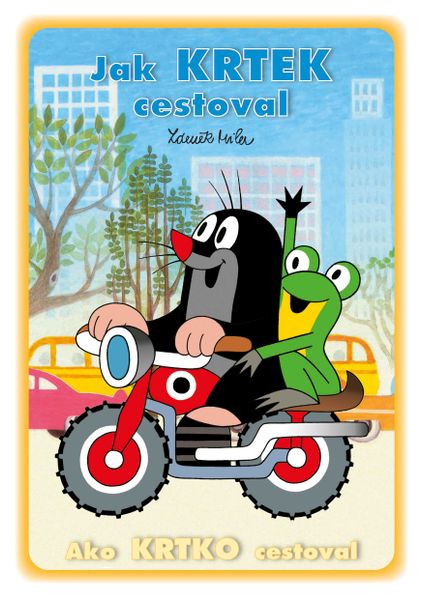 Coloring book A5 How Krtek Traveled