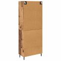 vidaXL Highboard 2 ks Staré drevo 69,5 x 34 x 180 cm Kompozitné drevo