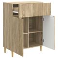 vidaXL Servírovacia skriňa so zásuvkou Dub sonoma 66 x 34,5 x 90 cm