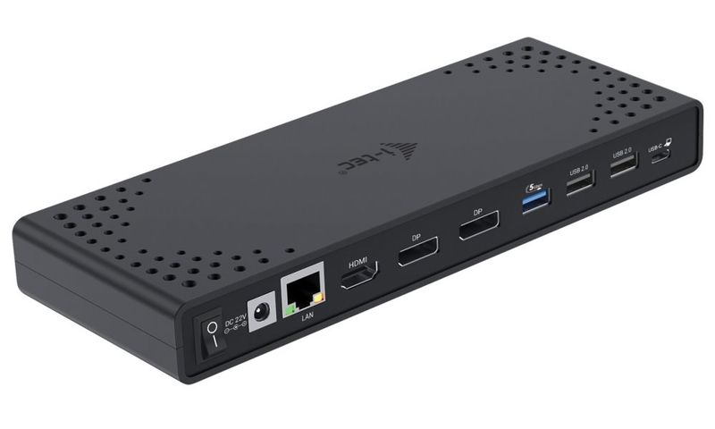 i-tec USB-C Triple Display Docking Station Gen 2, PD 100W Dokovacia stanica, USB-C, kompatibilná s Thunderbolt 3/4 a USB4, 2× DP, 1× HDMI, 1× RJ-45, 2× USB-C, 1× USB 3.1, 2× USB 3.0, 2× US