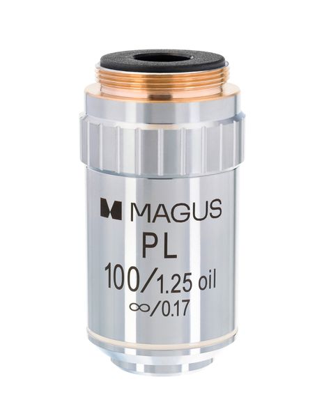 Rovinný objektív s korekciou na nekonečno MAGUS MP100 OIL 100x/1,25 ∞/0,17