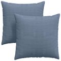 vidaXL Vankúše na pohovku 2 pcs Modrá 60 x 60 cm Kordúrová tkanina