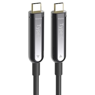 PremiumCord USB-C fiber optický AOC, 15m