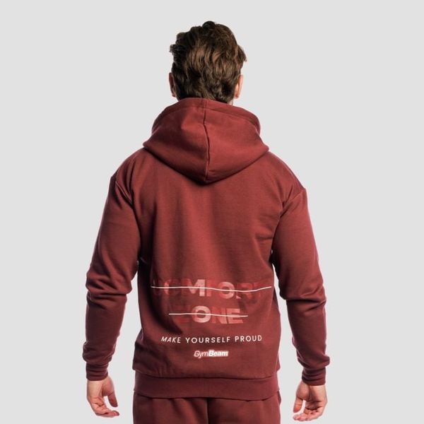 Mikina so zipsom Zone Cherrywood - GymBeam, veľkosť S