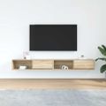 vidaXL TV skrinky 2 ks Dub sonoma 100x31x25,5 cm Engineered Wood