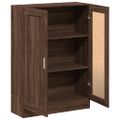 vidaXL Knižnica hnedý dub 82,5x30,5x115 cm kompozitné drevo