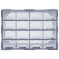 vidaXL Organizér so 16 strednými zásuvkami 52x16x37 cm