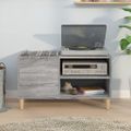 vidaXL Skrinka na platne sivá sonoma 84,5x38x48 cm kompozitné drevo