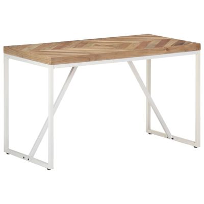 vidaXL Jedálenský stôl 120x60x76 cm akáciový a mangovníkový masív