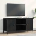 vidaXL TV skrinka 100 x 40 x 50 cm Čierny dub Kompozitné drevo