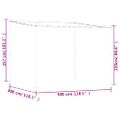 vidaXL Altánok béžový 3x3 m 180 g/m² látka a oceľ