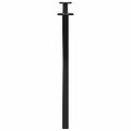 vidaXL Nohy k jedálenskému stolu v tvare X, 2 ks, čierne, 90 x (72-73) cm, oceľové