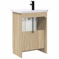 vidaXL Sada kúpeľňového nábytku Dub sonoma 78,5 x 37,5 x 81 cm