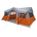 vidaXL Rodinný stan 487 x 340 x 216 cm Šedá a oranžová