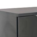 vidaXL Komoda čierna 107x35x80,5 cm vysokolesklá
