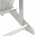 vidaXL Adirondack stolička Biela HDPE