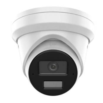 Hikvision 8MPix IP Turret Smart Hybrid Light AcuSense kamera; LED/IR 30m, mikrofón, IP67