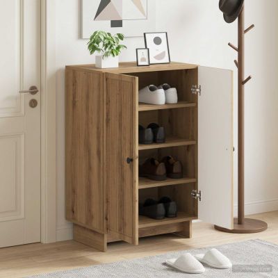 vidaXL Skriňa na topánky EDE 59,5 x 39,5 x 90 cm Kompozitné drevo