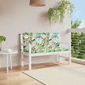 vidaXL Podložky na záhradnú lavičku 2 ks farebné 120x50x7 cm látka