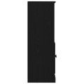 vidaXL Vyšší stôl Čierny dub 60 x 35.5 x 103.5 cm Kompozitné drevo