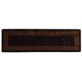 vidaXL Behúň MARSA Čierna 80 x 350 cm Polyester a PVC