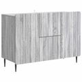 vidaXL Servírovacia skriňa so zásuvkou Sivá sonoma 89 x 34,5 x 62 cm